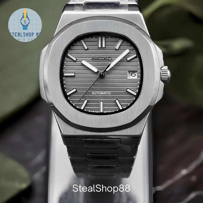 Seiko Mod Nautilus Grey Elephant NH35