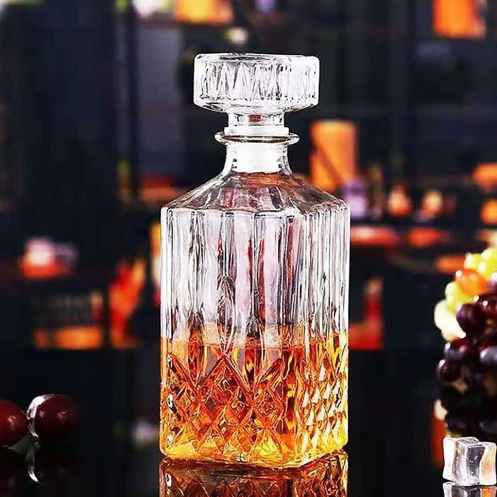 Digap Whisky Decanter Glass Bottle Liquor Scotch Luxury 950ml - EJ50HF