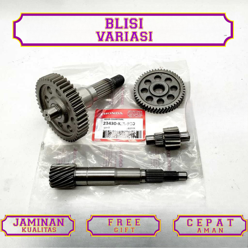 GIGI RASIO BEAT FI GEAR RASIO HONDA KZL VARIO 110 FI GEAR GER RASIO ORI HONDA SCOOPY FI BEAT FI