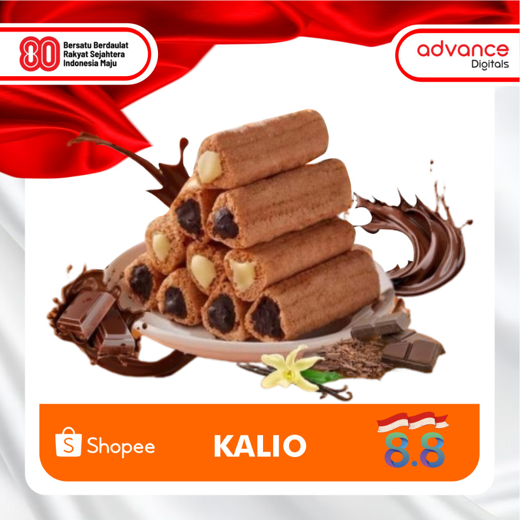 Wafer KALIO / Snack Biskuit Coklat kalio Taiko stick/snack rasasusu/camilan cokelat/jajanan murah/ca