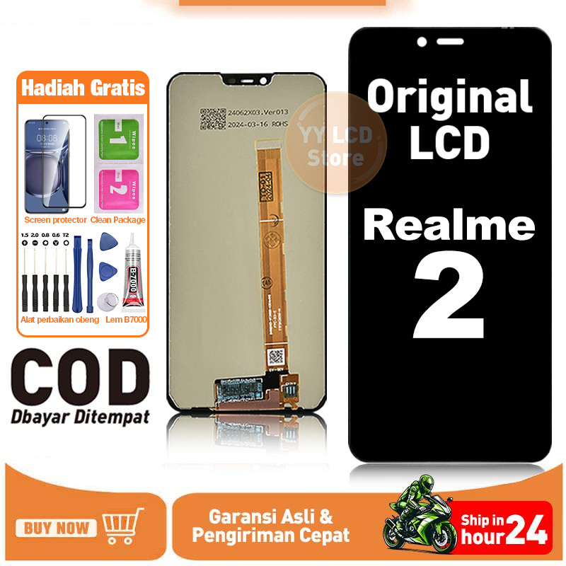 LCD FOR Realme 2 Fullset Touchscreen hp layar Replacement LCD Kompatibel Untuk Glass Touch Screen Di