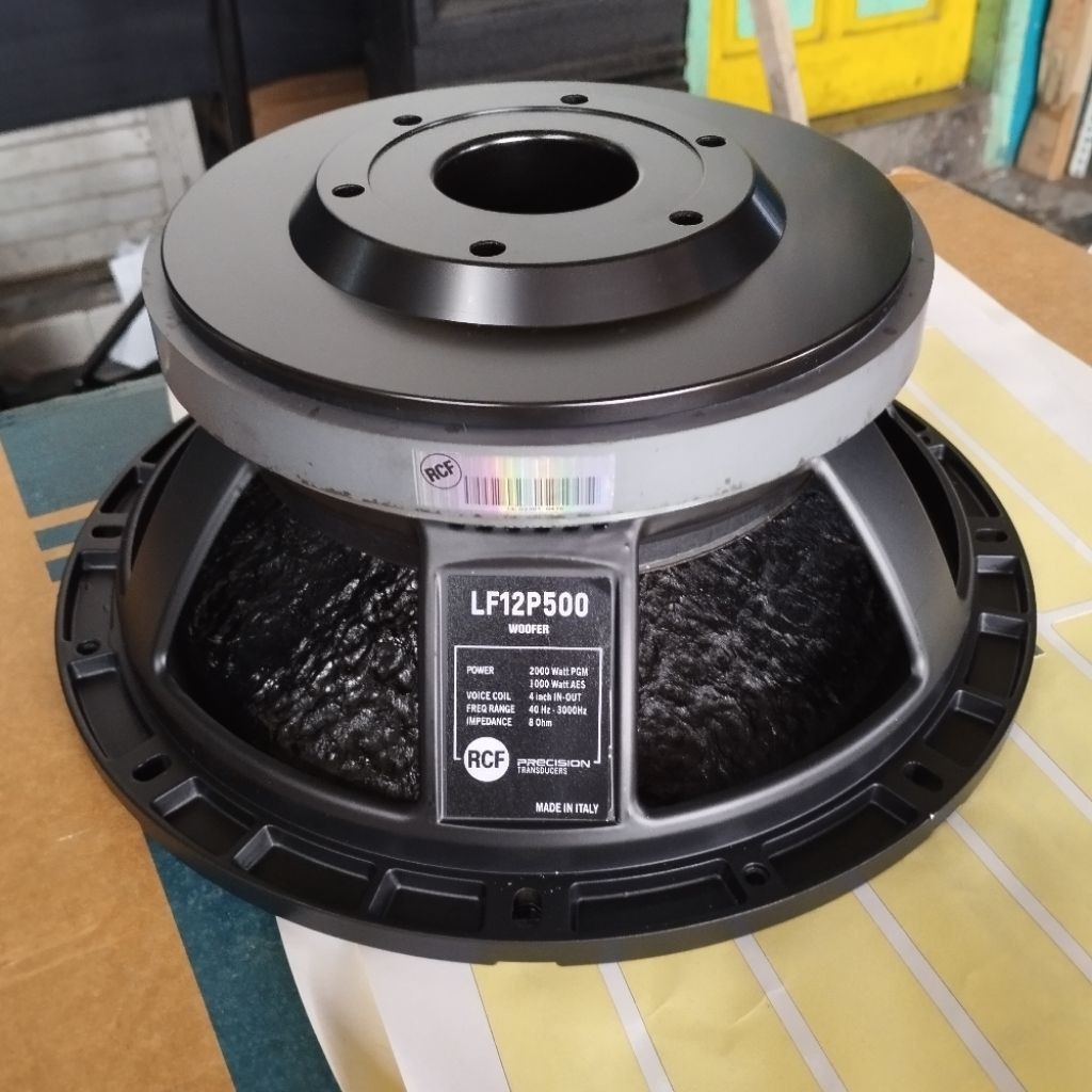 SPEAKER SUBWOOFER RCF 12 INCH LF12P500 RCF LF12P500 ORIGINAL KULIT JERUK