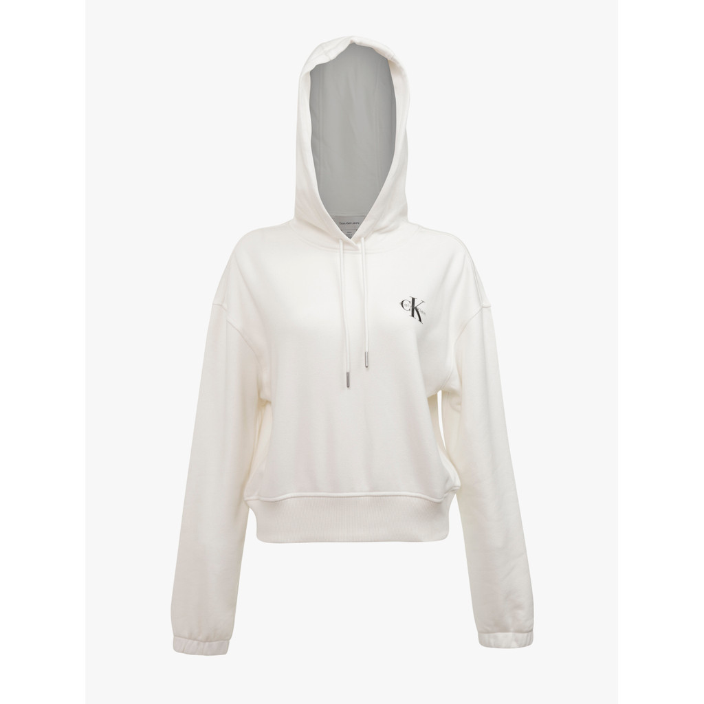 Calvin Klein - A- CROP SWEATSHIRT HOODIE