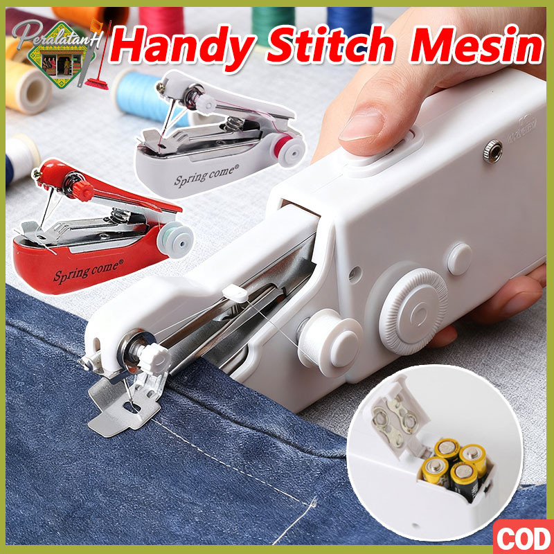 PH Mesin Jahit Tangan Mini Portable Sewing Alat Menjahit Travel Praktis mesin Jahit Portable mesin J