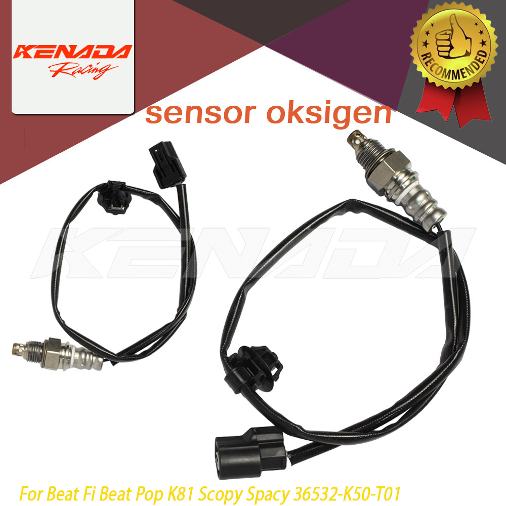 Sensor Oksigen Sensor O2 Knalpot Kabel Soket 36532-K50-T01 Untuk BeAT POP eSP K61 2014-2019 BeAT Spo