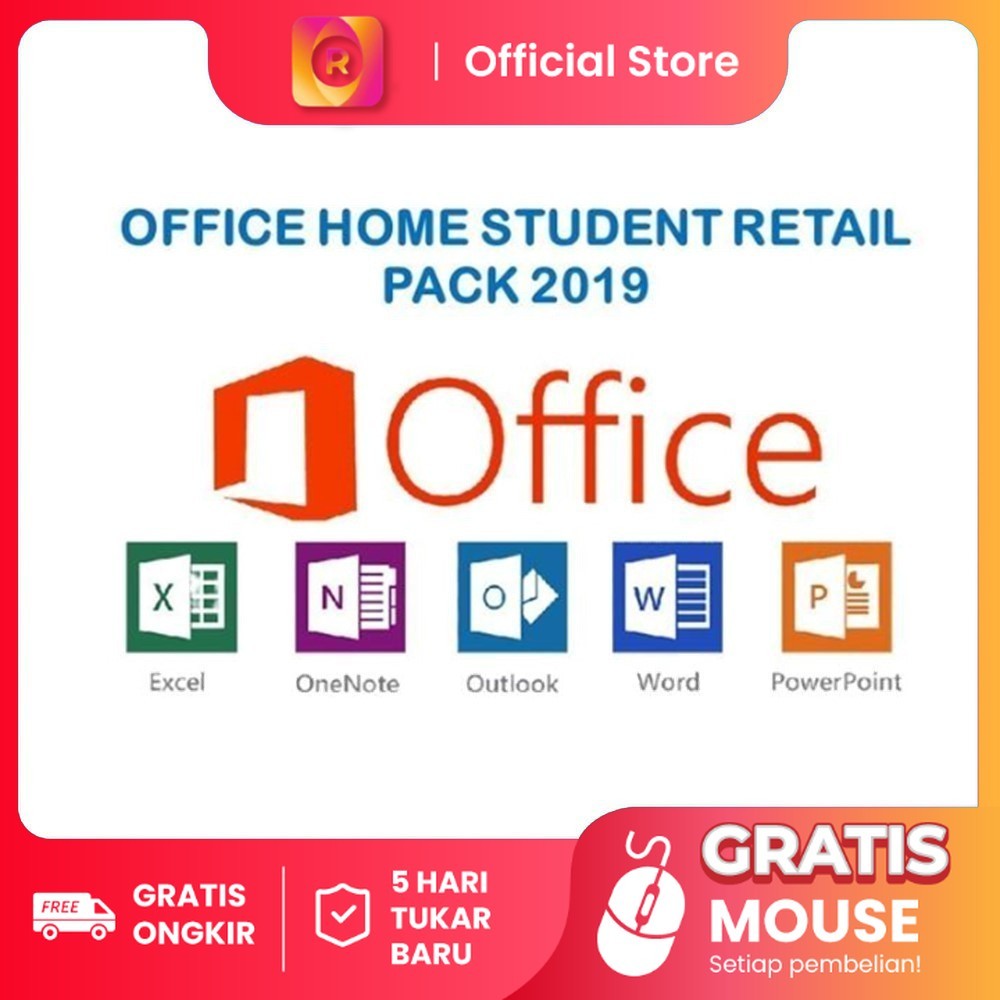 MICROSOFT OFFICE OHS 2019/2021 LISENSI 100 % ORIGINAL PERMANENT PACK