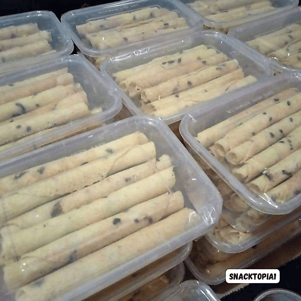 serena monde semprong roll kue egg roll 250gr semprong wijen egg roll semprong