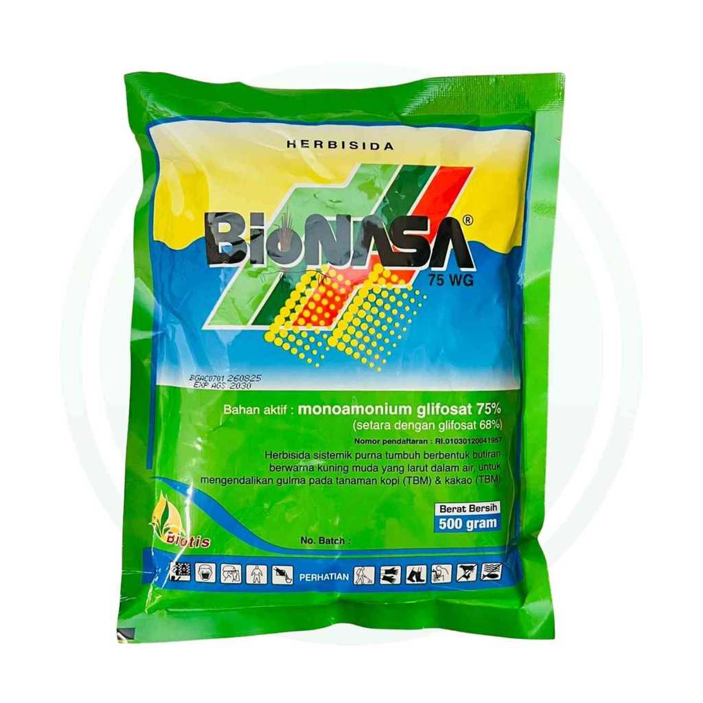 Herbisida Sistemik Purna Tumbuh Efektif untuk Rumput Alang-Alang BIONASA 75WG 500gr dari BIOTIS