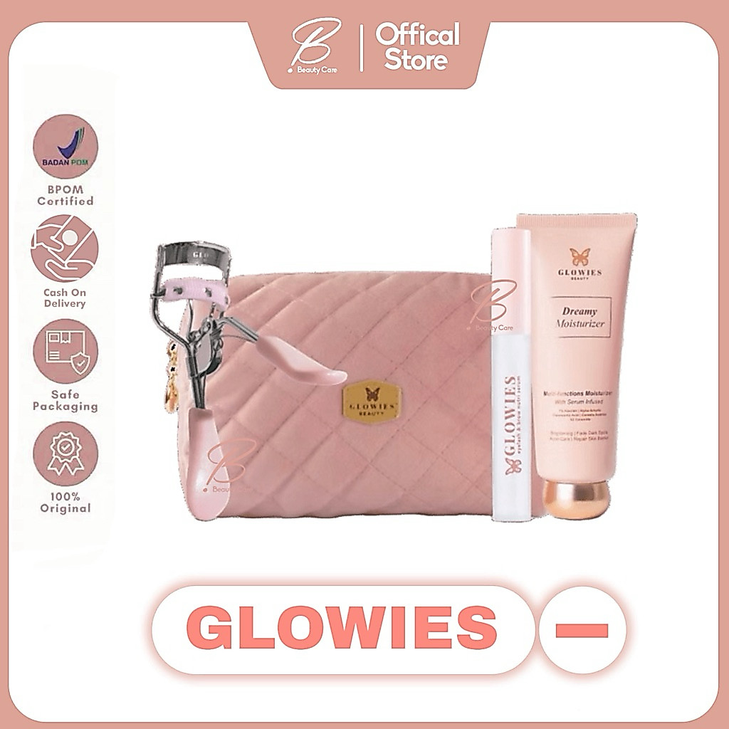 [READY SIAP KIRIM] GLOWIES BEAUTY Dreamy Moisturizer 80 ml | Eyelash & Brow Nutri Serum 4 ml | Lash 