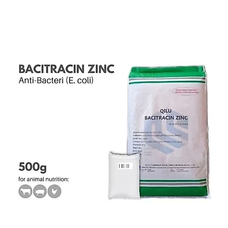 Bacitracin AGP Qilu Zinc premix ternak ayam broiler dan semua ruminansia