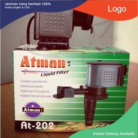 Atman 202 pompa Aquarium Sirkulasi Aquarium Pompa Celup