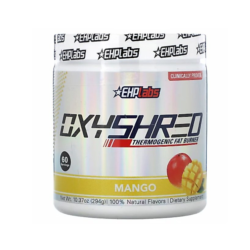 EHP Labs OxyShred Pre Workout Powder - Preworkout Powder with L Glutamine & Acetyl L Carnitine, Ener