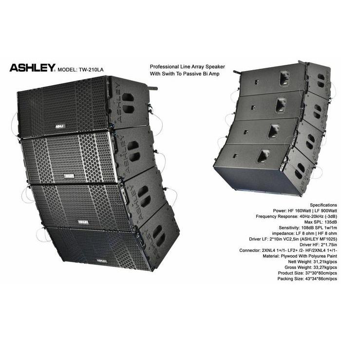 speaker ashley line array TW210LA TW 210LA TW210 LA ORIGINAL