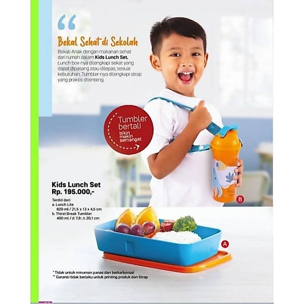 kids lunch set tupperware
