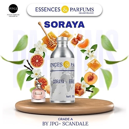 BIBIT PARFUM SORAYA INSPIRED BY SKANDAL J.P.G. GRADE A - BY ESSENCES & PARFUMS 100% MURNI