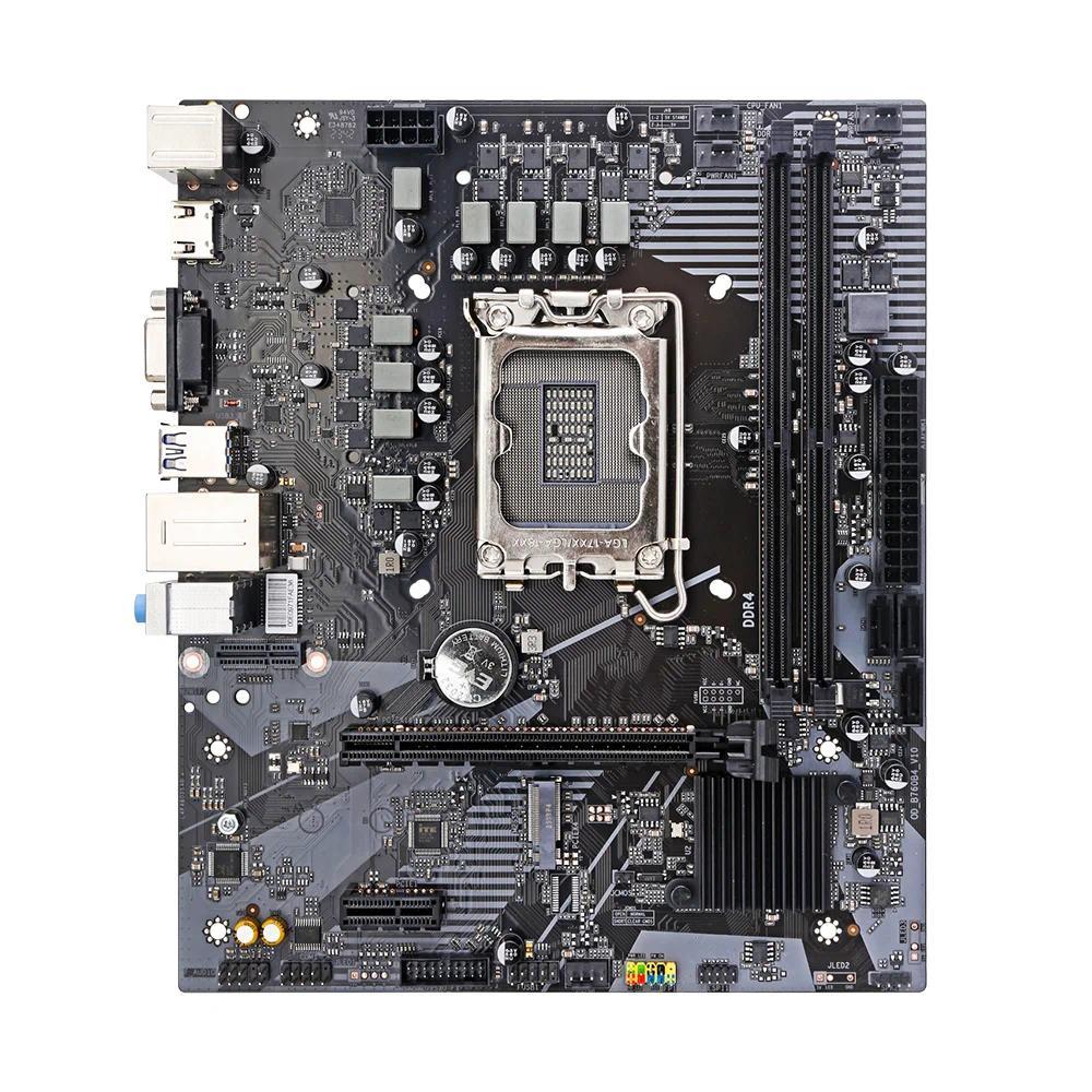 HISWISER B760B4 Micro ATX Intel Motherboard Y Support B760 ipset LGA 1700 Intel 12th/13th/14th Gener