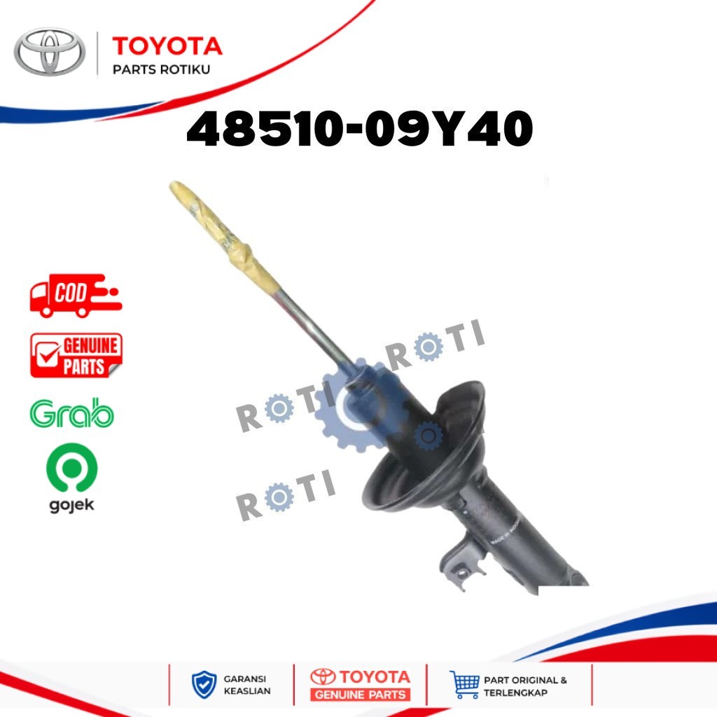 SHOCK ABSORBER DEPAN KANAN INNOVA KUN40 TGN40 TOYOTA 48510-09Y40 ORIGINAL