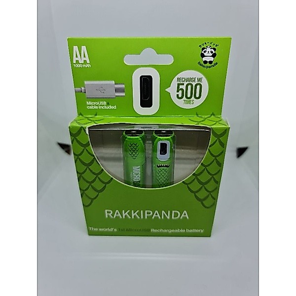 Rakkipanda baterai batre battery AAA micro USB rechargeable - 2 pcs