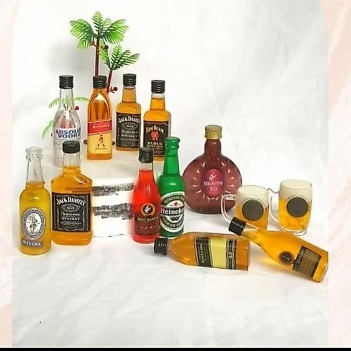 minuman alkohol mini botol MINIATUR