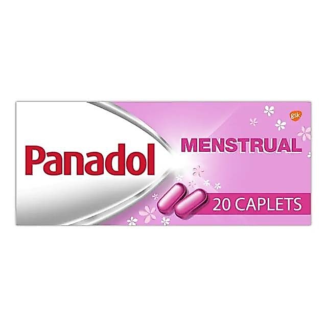 Panadol Menstrual, 20 caplets (SINGAPORE)