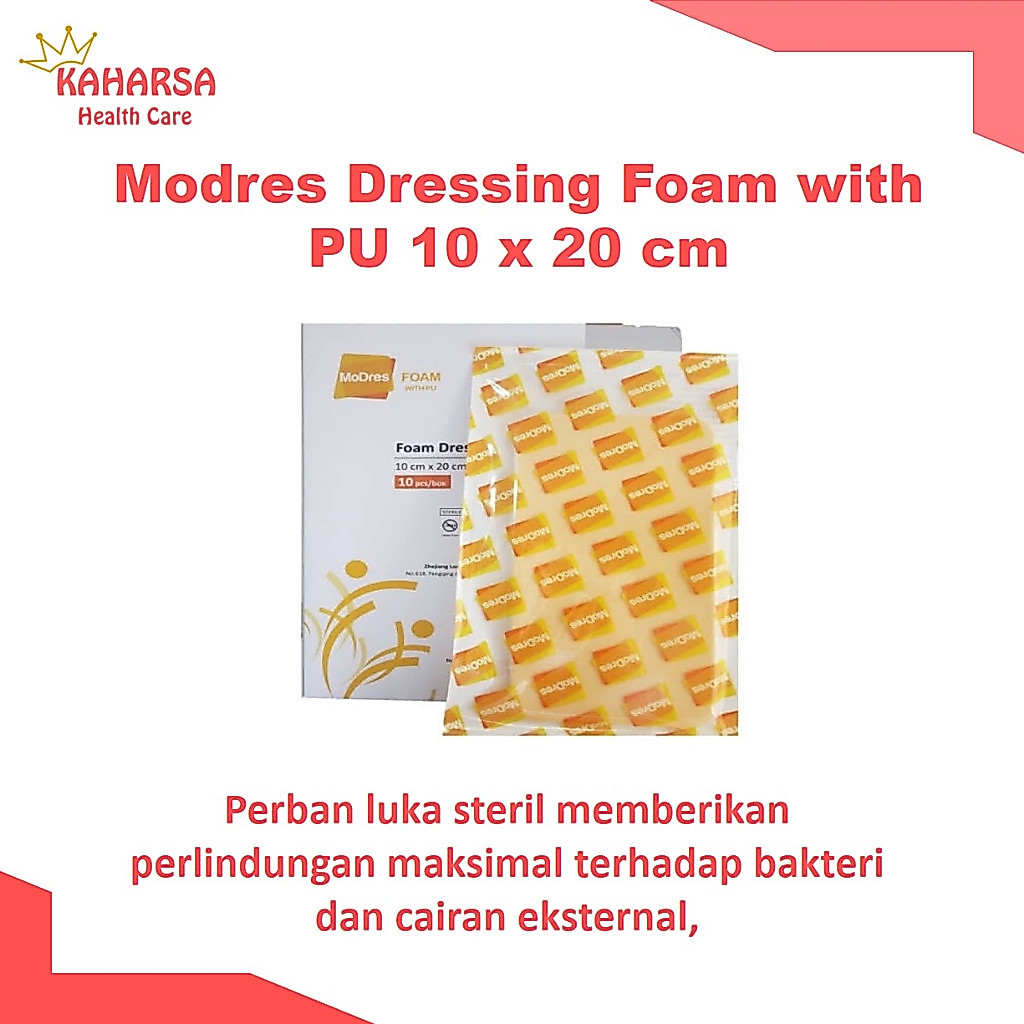 Modres Dressing Foam with PU 10 x 20 cm