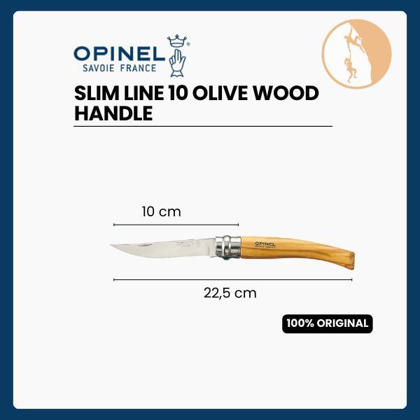OPINEL Slim Line 10 Olive wood Handle