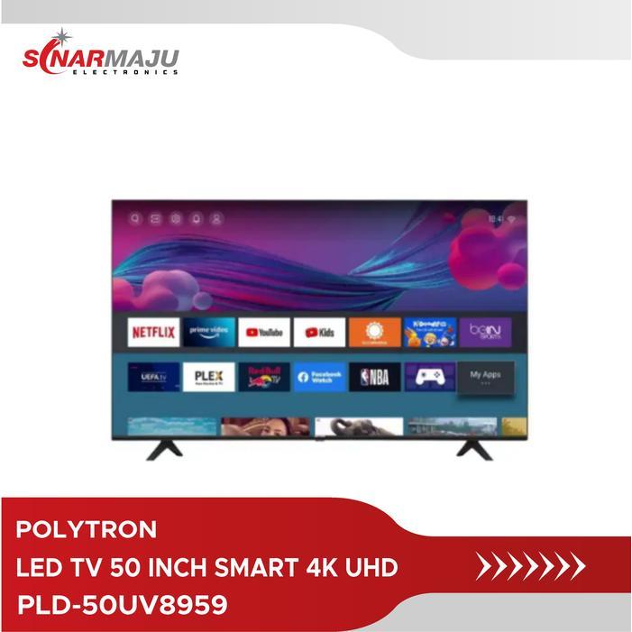 PROMO BESAR BESARAN Spesial Promo LED TV 50 INCH POLYTRON SMART 4K UHD PLD-50UV8959 PLD 50UV8959 PLD
