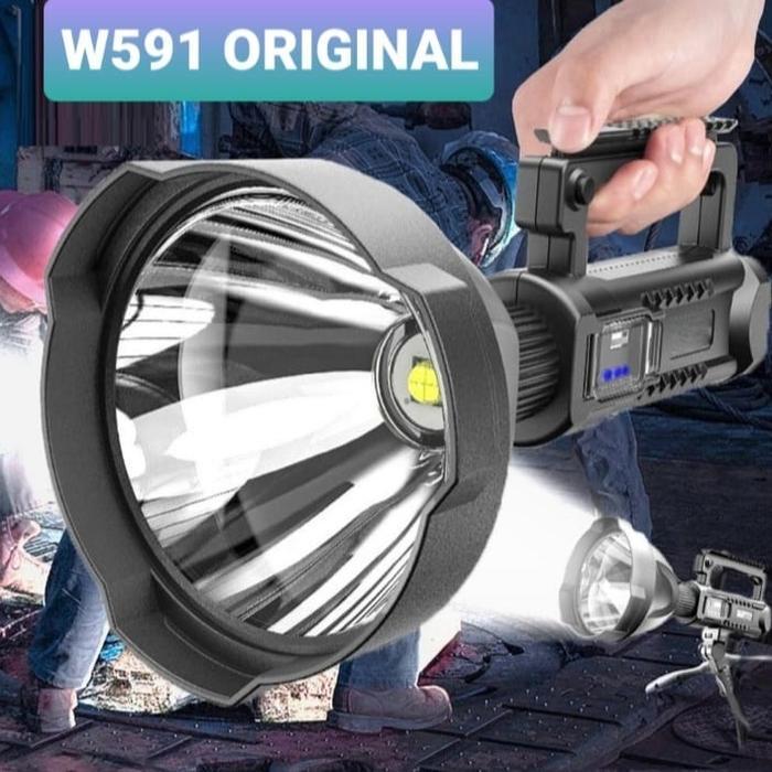 senter x2000 W591 W590 USB Charger super terang - W591