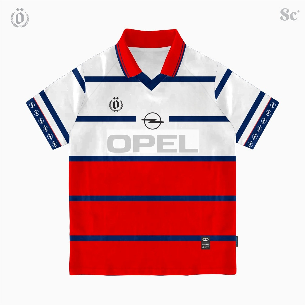 estonicals - Jersey retro FC Bayern Munchen 1998-1999 fullprint / Jersey retro / Baju Munchen