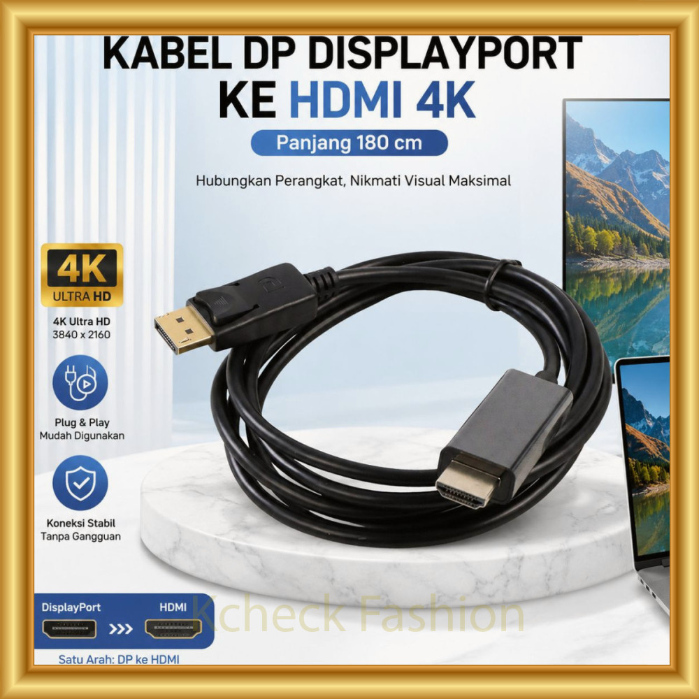 Kabel Adaptor Displayport ke HDMI -IT942
