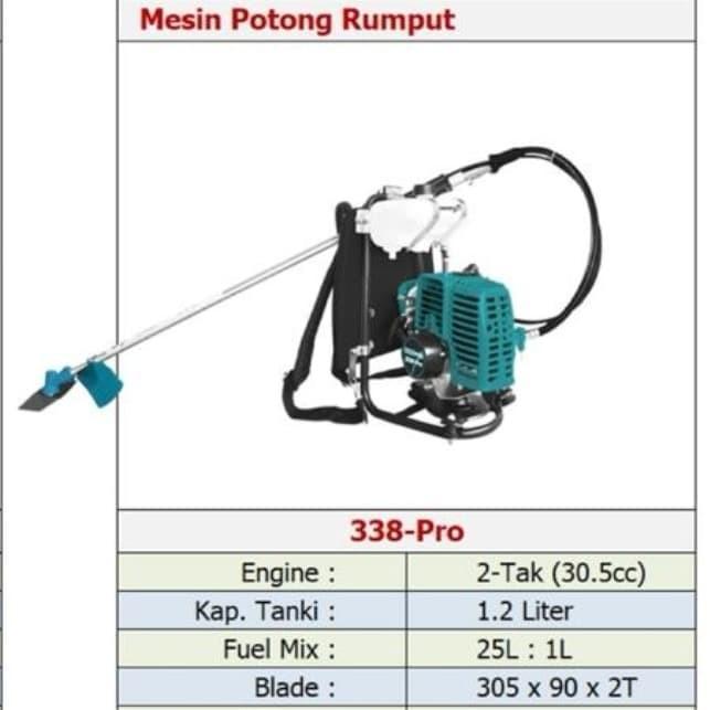 YAMAMAX PRO BRUSH CUTTER - MESIN POTONG RUMPUT 2 TAK - YAMAMAX HIJAU