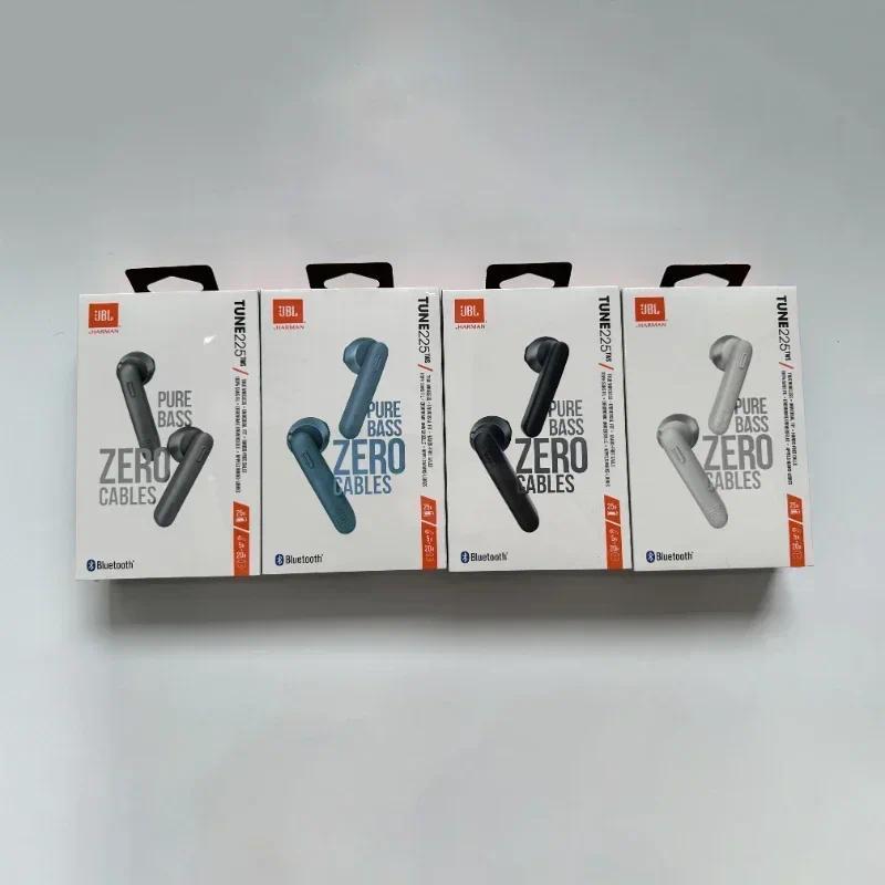 Original JBL Tune 225 TWS Wireless Bluetooth Headset Stereo Headphones Sports Running Earphone JBL T