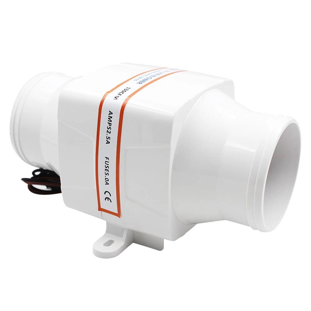 -WSFS 24V DC Fan Straight Barrel Exhaust Fan RV Yacht Battery Ventilation Exhaust Fan 4 Inch Fan Roo