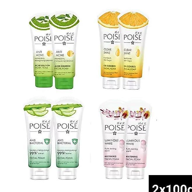 Paket Isi 2 Poise Facial Foam 100G