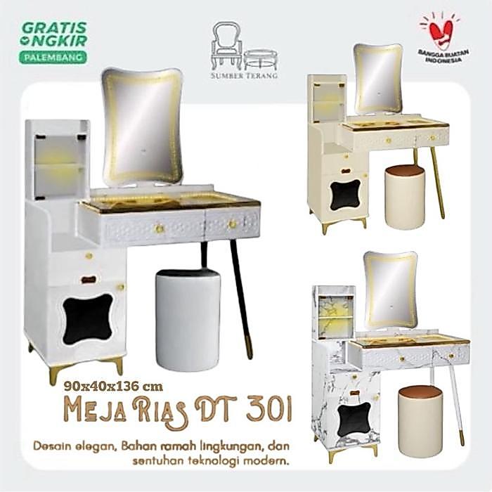 Meja Rias Gaia Dt 301 Meja Rias Lampu Led Minimalis Meja Rias Vanity Mirror Led Touch Screen
