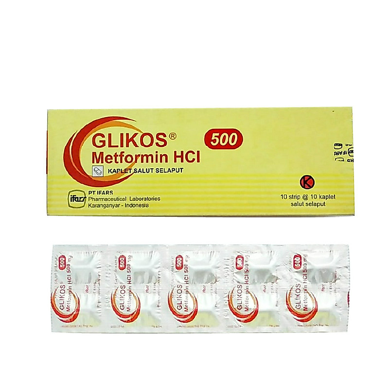 GLIKOS 500MG 1 STRIP 10 KAPLET