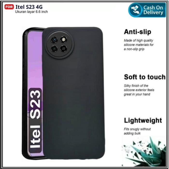 Paket Case ITEL S23 4G Soft Case Pro Camera Protection Casing Cover - ITEL S23 4G