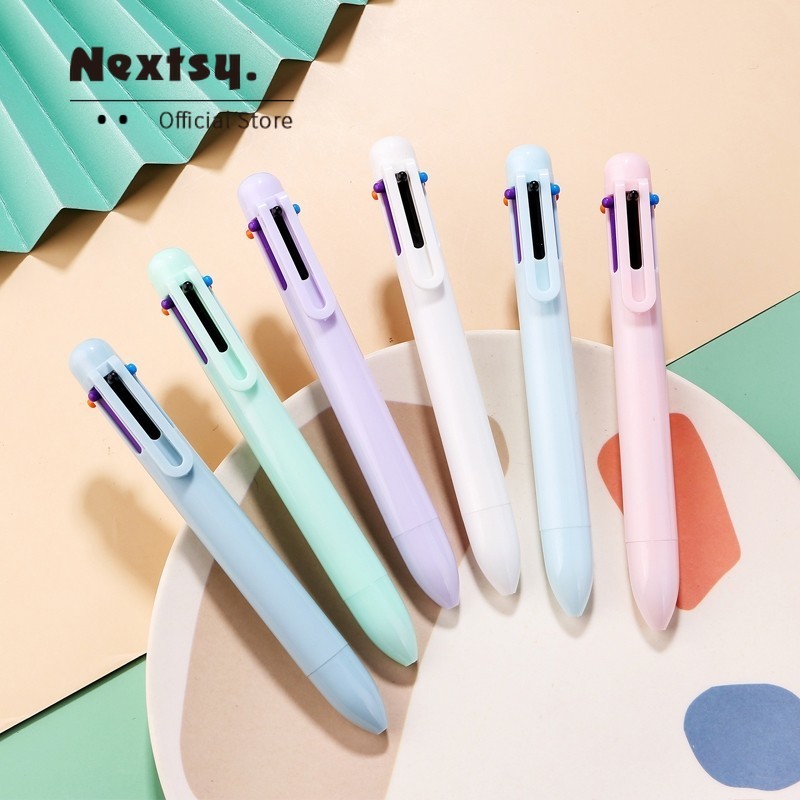 

Nextsy Bolpoin 6 Warna/Pena Tekan Mekanis 6 Warna