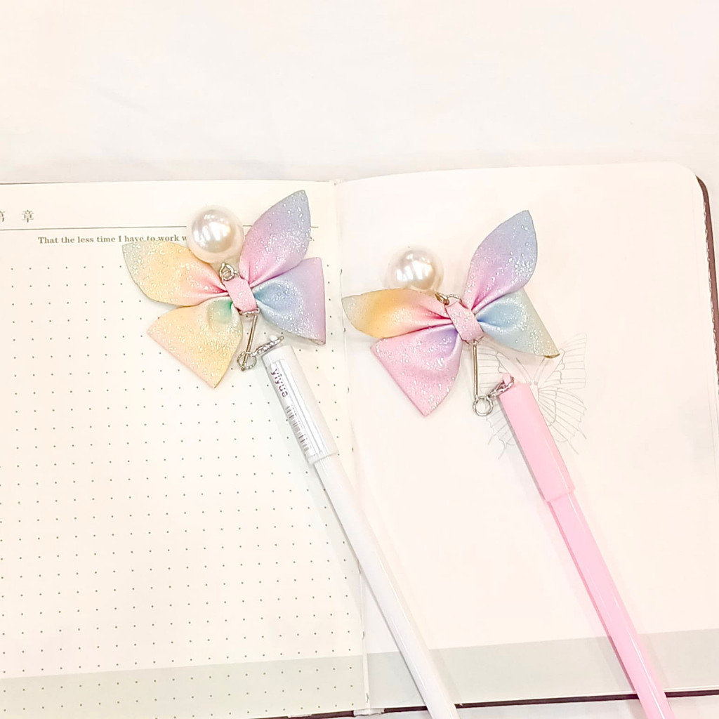 

PULPEN GEL PITA CANTIK / PENA LUCU IMUT KOREAN GEL PEN RIBBON