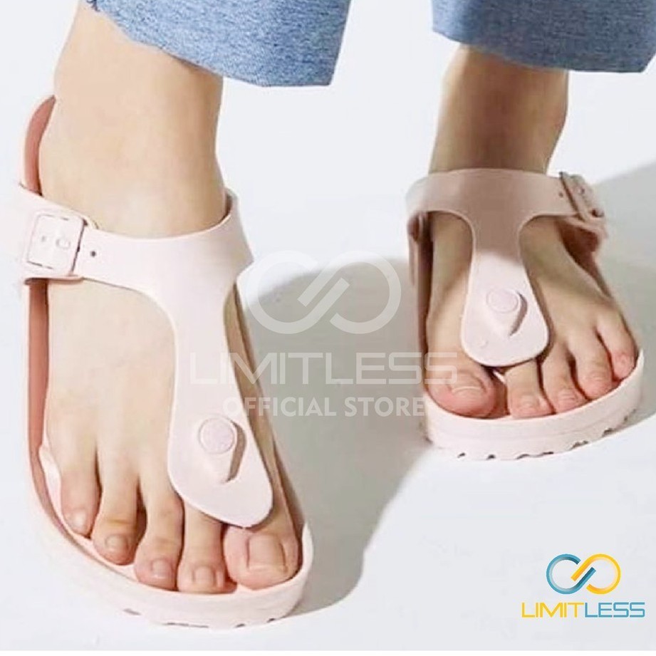 Limitless - Sandal Jepit Wanita Flat Terbaru Sendal Cewek Anti Slip Casual Kekinian Sandal Limitless