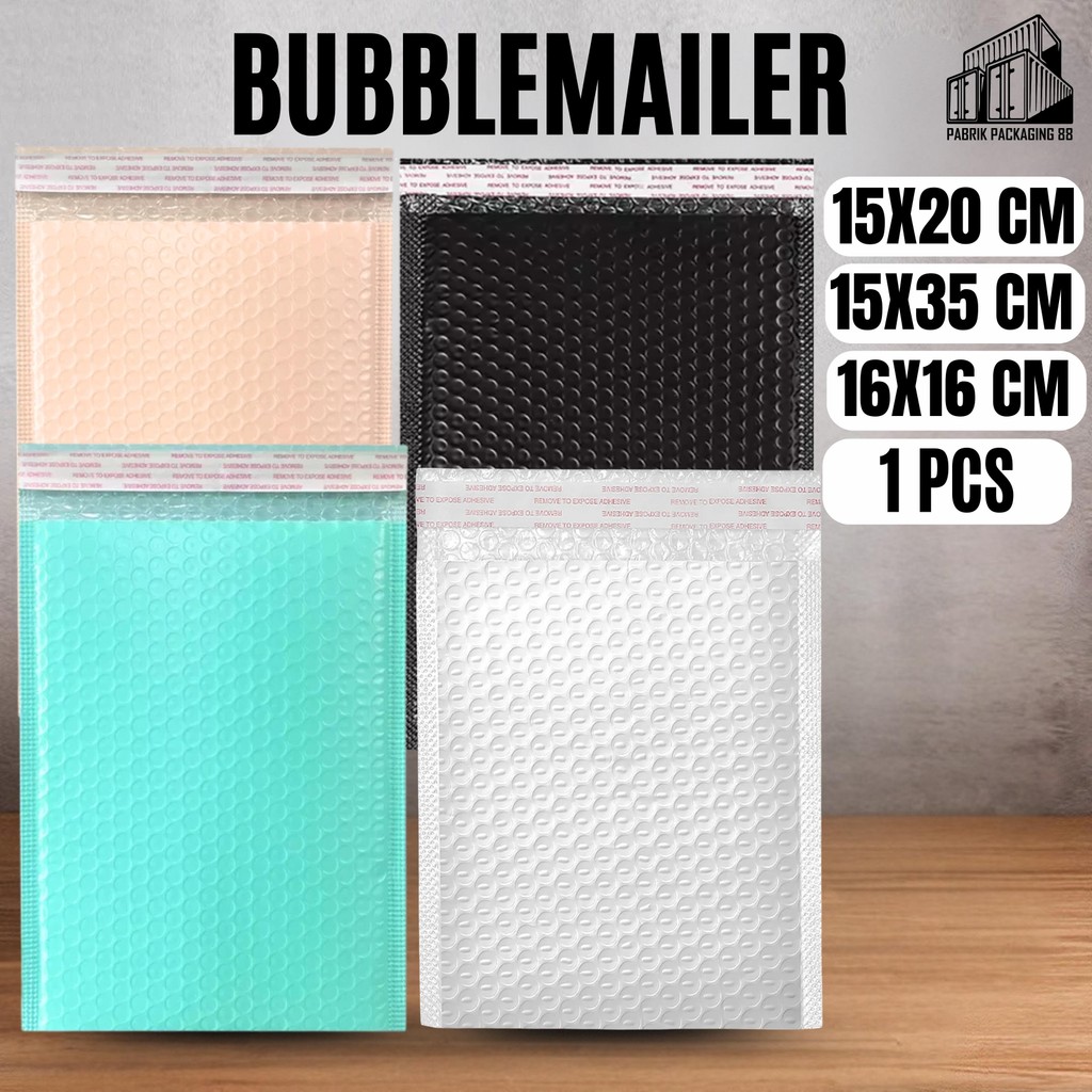 

Bubblemailer 15x20 Bubble Mailer Amplop Bubble Wrap Poly Mailer Padded Envelope Packaging