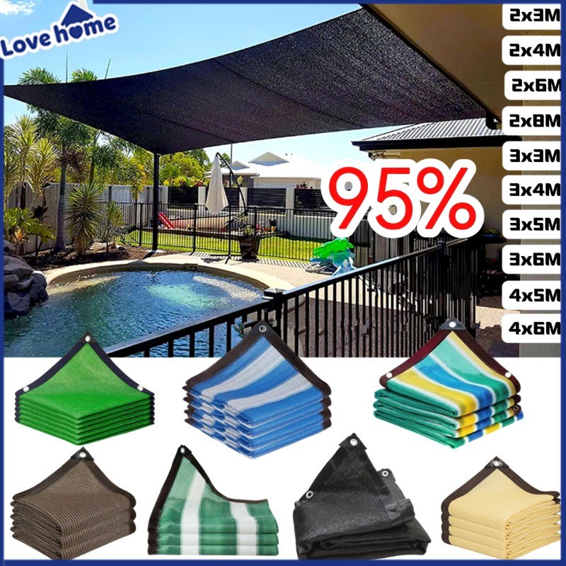 Paranet 95% Jaring Peneduh / Jaring Peneduh Ultraviolet /Paranet Murah Jaring Peneduh Taman / Jaring