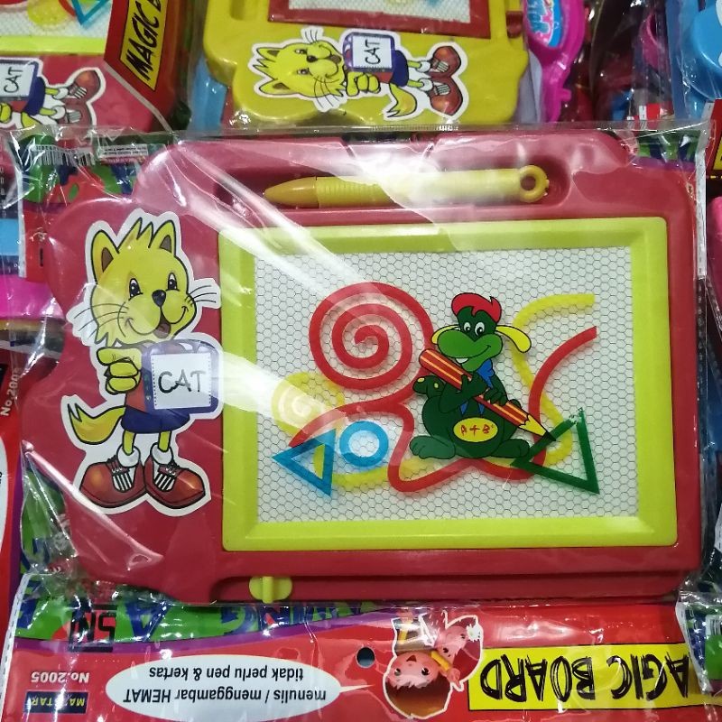 

MAINAN PAPAN TULIS CAT / MAGIC BOARD ANAK CAT