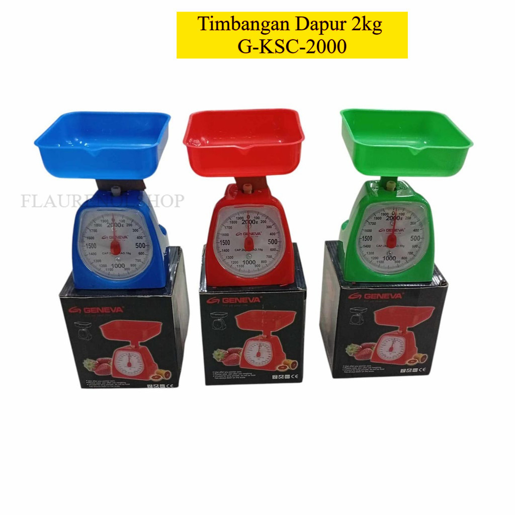 Timbangan Dapur 2kg  G-KSC-2000 / Timbangan Roti / Kue