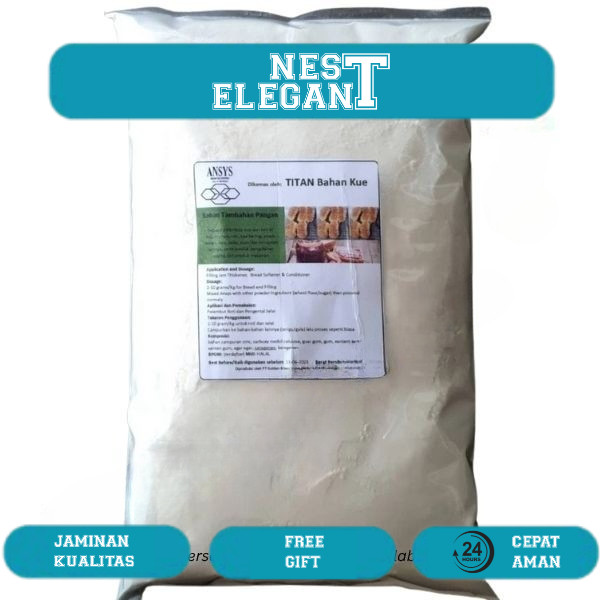 

Tepung Ansys Bahan Pelembut Roti Dan Donat 100 gram