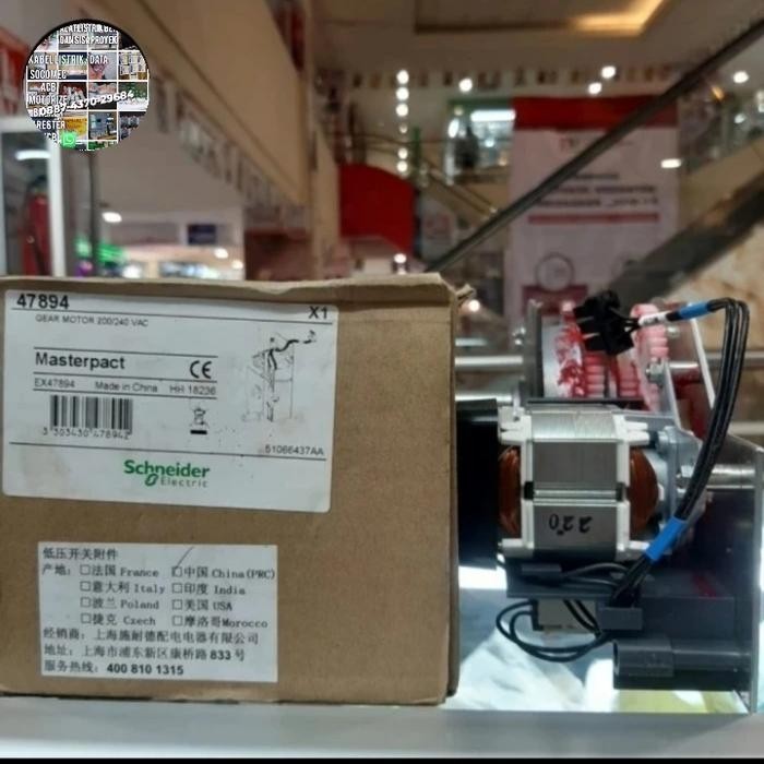 Gear Motor ACB SCHNEIDER 220V 47894 ORIGINAL NEW motor acb
