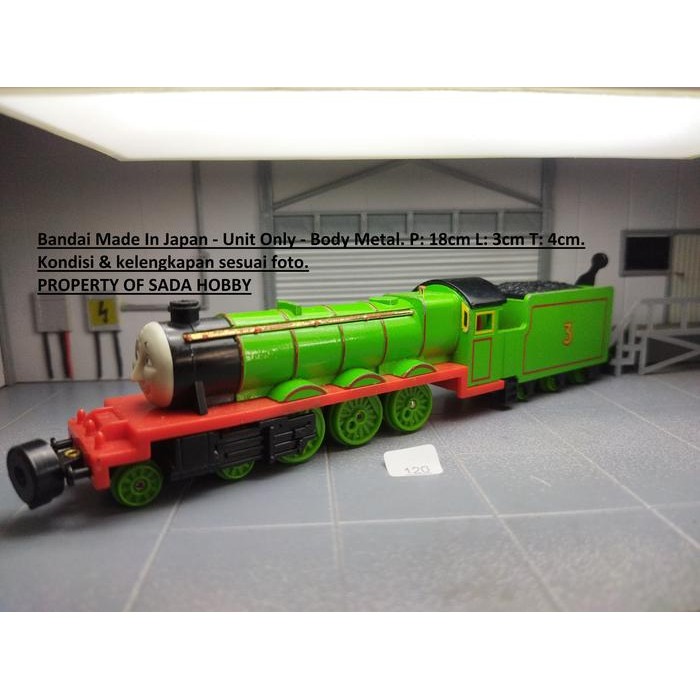 Miniatur Kereta Thomas & Friends Engine Collection Series Henry Bandai Japan Unit Only