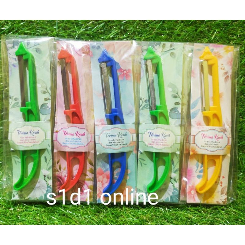 

100pcs SERUTAN BUAH ALAS SHABY souvenir pernikahan khitanan ulang tahun murah unik lucu