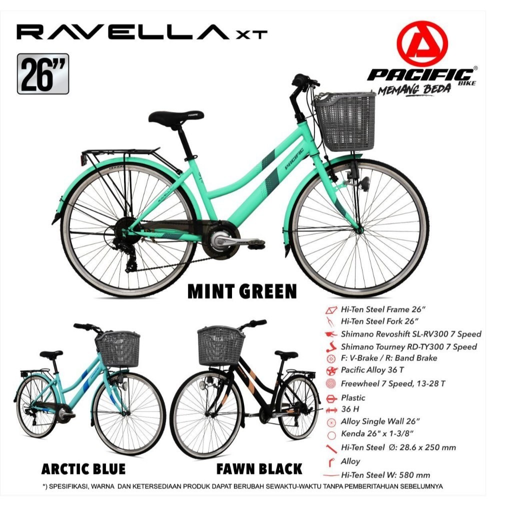 SEPEDA CTB 26" PACIFIC RAVELLA XT