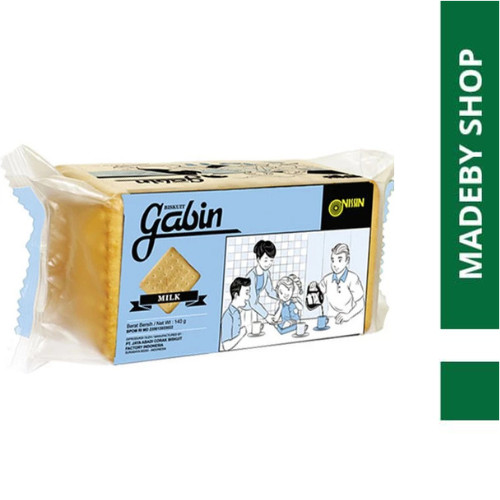 NISSIN GABIN BISKUIT SUSU 140GR  SNACK makanan ringan jajanan cemilan camilan pedas asin gurih manis